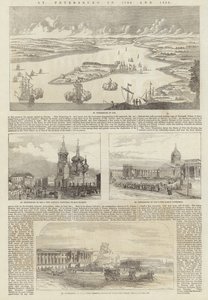 Petersburg w latach 1706 i 1856