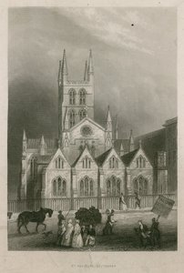 Kościół St Saviors, Southwark, Surrey autorstwa English School