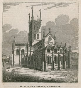 Kościół St Saviors, Southwark, Surrey autorstwa English School