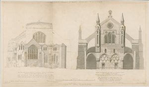 Kościół St Saviors, dawniej St Mary Overies, Southwark autorstwa English School