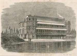 Szpital St Thomass, Surrey Gardens, Londyn autorstwa English School