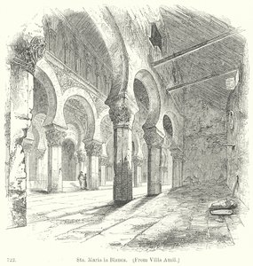 Sta. Maria la Blanca (rycina) autorstwa English School