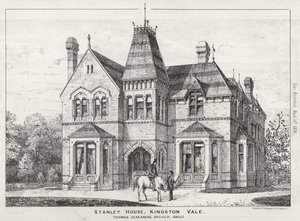 Stanley House, Kingston Vale (grawerowanie) autorstwa English School