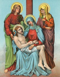 Stacja XIII Chrystus zdjęty z krzyża