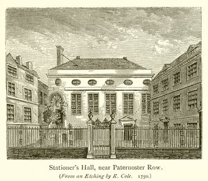 Sala Stacjonarna, w pobliżu Paternoster Row autorstwa English School