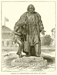 Pomnik Krzysztofa Kolumba w Colon autorstwa English School