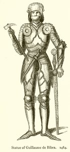 Posąg Guillaume de Bibra. 1484 autorstwa English School