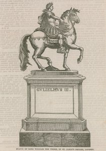 Pomnik króla Wilhelma III na Placu św. Jakuba w Londynie autorstwa English School