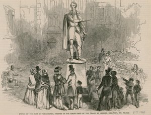 Posąg księcia Wellington, wzniesiony na dziedzińcu Tower of London autorstwa English School