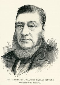 Stephanus Johannes Paulus Kruger (1825-1904) Ilustracja do grafiki autorstwa English School