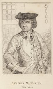 Stephen Macdaniel, złodziej biorca autorstwa English School