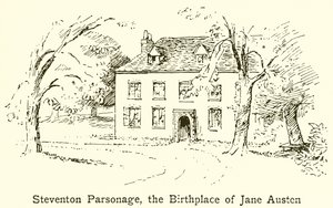 Plebania Steventon, miejsce urodzenia Jane Austen autorstwa English School