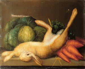 Martwa natura zająca, ok.1840