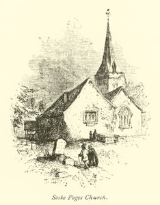 Kościół Stoke-Poges autorstwa English School
