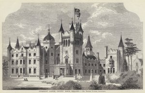 Zamek Stormont, County Down, Irlandia (grawerowanie) autorstwa English School