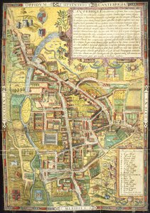 Mapa ulic Cambridge autorstwa English School