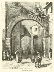 Ulica w Tivoli autorstwa English School