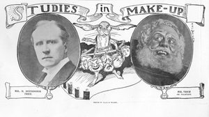 Studia makijażu, ilustracja z Króla, 1 czerwca 1901 autorstwa English School