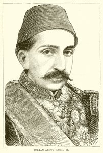 Sułtan Abdul Hamid II autorstwa English School
