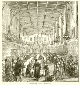 Kolacja w Szpitalu Chrystusa autorstwa English School