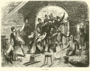 Zaskoczony, styczeń 1871 autorstwa English School