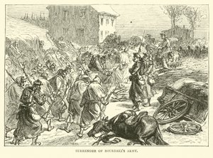 Kapitulacja Armii Bourbakisa, styczeń 1871 r. autorstwa English School
