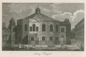 Surrey Chapel, Blackfriars Road, Southwark (Kaplica Rowland Hills) autorstwa English School