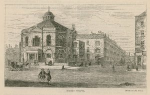 Surrey Chapel, Blackfriars Road, Southwark (Kaplica Rowland Hills) autorstwa English School