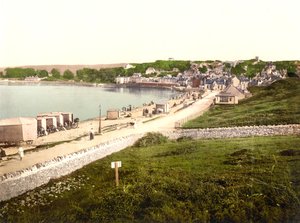 Swanage (zdjęcie ręcznie kolorowane) autorstwa English School
