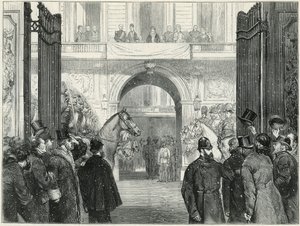 Pożegnanie ludności autorstwa English School
