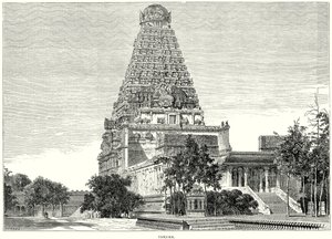 Tanjore (grawerunek) autorstwa English School