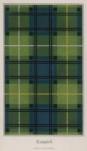 Tartan klanu Campbell autorstwa English School
