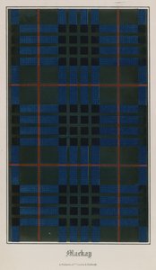 Tartan klanu Mackay autorstwa English School