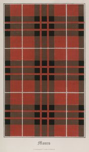 Tartan klanu Munro autorstwa English School