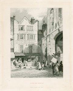Temple Bar, Londyn. Stary sklep hurtowy autorstwa English School