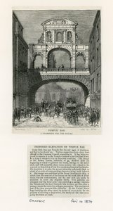 Temple Bar, Londyn. Sugestia na przyszłość autorstwa English School
