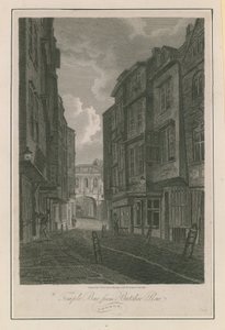 Temple Bar z Butcher Row autorstwa English School