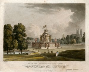 Świątynia Zgody dla Pokoju 1814 autorstwa English School