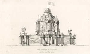 Świątynia Zgody dla uczczenia Pokoju 1814 r. autorstwa English School