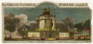 Świątynia Zgody dla uczczenia Pokoju 1814 r. autorstwa English School