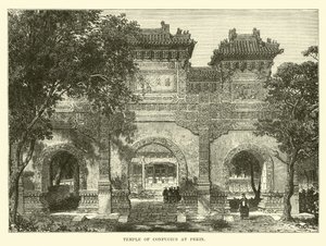 Świątynia Konfucjusza w Pekinie autorstwa English School