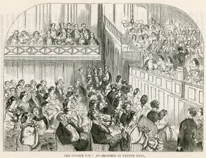 Dziesiąta wieczorem: oratorium w Exeter Hall autorstwa English School