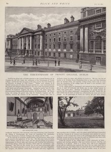 Tercentenary of Trinity College, Dublin, Irlandia (lito) autorstwa English School
