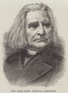 Abbe Liszt, kompozytor (grafika) autorstwa English School