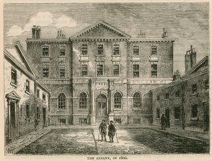 Albany, Londyn, 1800 r autorstwa English School