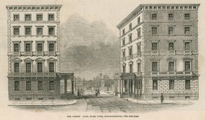 Albert Gate, Hyde Park, Knightsbridge autorstwa English School
