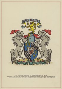 Herbarzowe łożyska Cumming-Gordon z Altyre (kolor lito) autorstwa English School