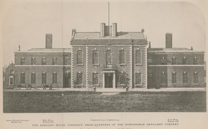 Armory House, Finsbury, siedziba Honorowej Kompanii Artylerii autorstwa English School