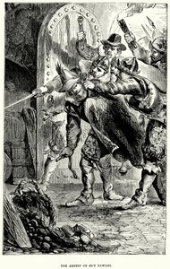 Aresztowanie Guya Fawkesa (rycina) autorstwa English School