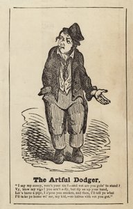 Pomysłowy Dodger z Oliver Twist autorstwa English School